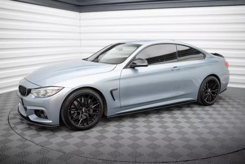 Maxton Design Street Pro Seitenschweller (Paar) für BMW 4er F32 F33 F36 M-Paket Schwarz – Ansicht 2
