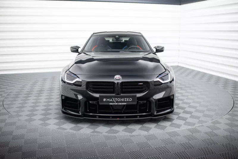 Maxton Design Street Pro Frontlippe für BMW M2 G87 Schwarz matt – Ansicht 2
