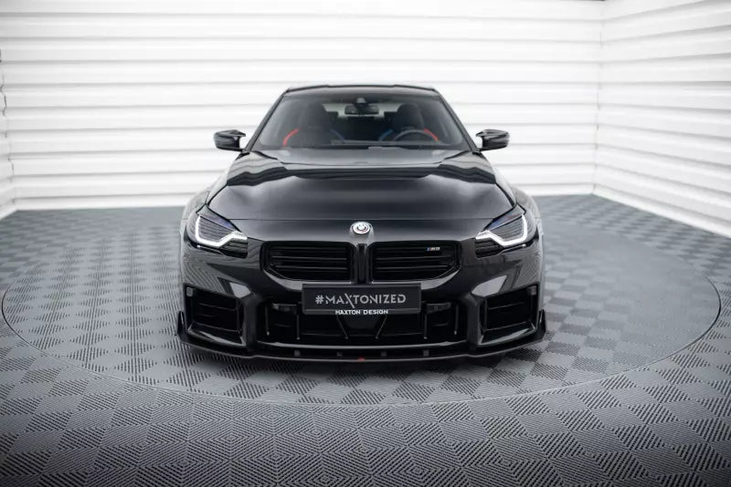Maxton Design Street Pro Frontlippe V.2 für BMW M2 G87 Schwarz matt – Ansicht 2