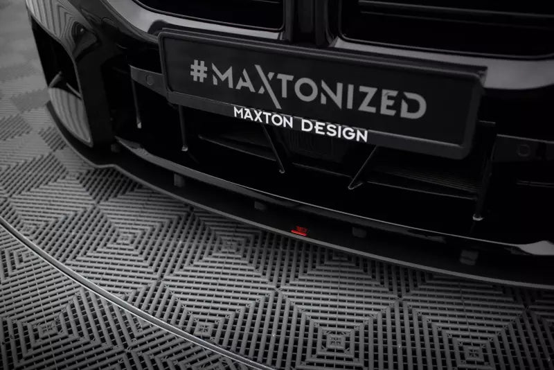 Maxton Design Street Pro Frontlippe V.2 für BMW M2 G87 Schwarz matt – Ansicht 3
