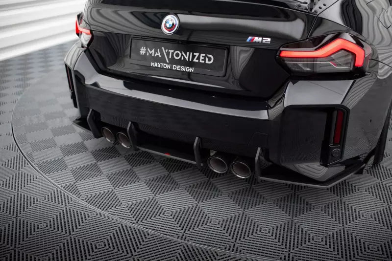 Maxton Design Street Pro Heckdiffusor für BMW M2 G87 Schwarz – Ansicht 1
