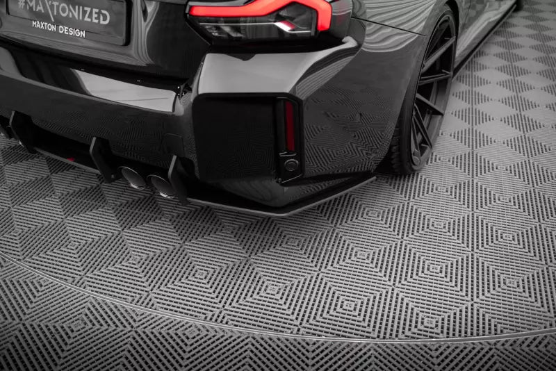 Maxton Design Street Pro Diffusor Flaps für BMW M2 G87 Schwarz matt – Ansicht 1