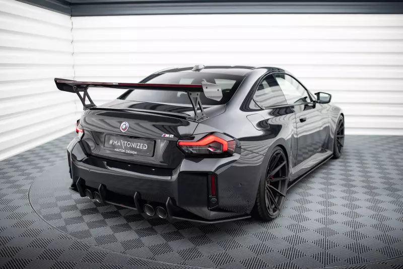Maxton Design Street Pro Diffusor Flaps für BMW M2 G87 Schwarz matt – Ansicht 2