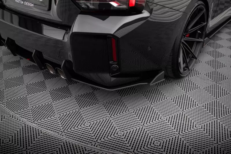 Maxton Design Street Pro Diffusor Flaps V.2 für BMW M2 G87 Schwarz matt – Ansicht 1