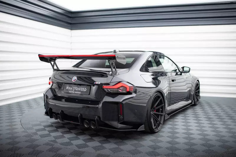 Maxton Design Street Pro Diffusor Flaps V.2 für BMW M2 G87 Schwarz matt – Ansicht 2