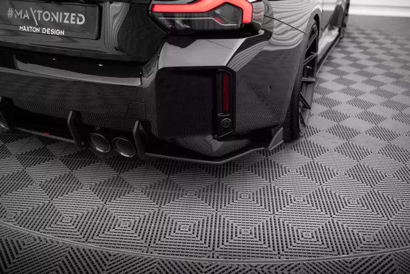 Maxton Design Street Pro Diffusor Flaps V.2 für BMW M2 G87 Schwarz matt – Ansicht 4