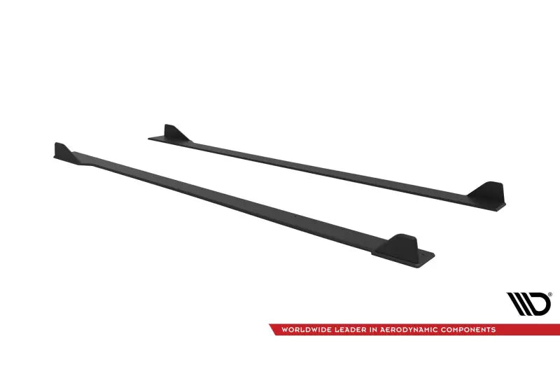 Maxton Design Street Pro Seitenschweller (Paar) V.2 für BMW M2 G87 Schwarz matt – Ansicht 4