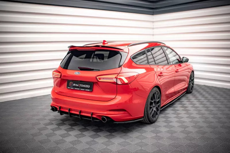 Maxton Design Street Pro Heckdiffusor für Ford Focus Kombi ST Mk4 Schwarz – Ansicht 3
