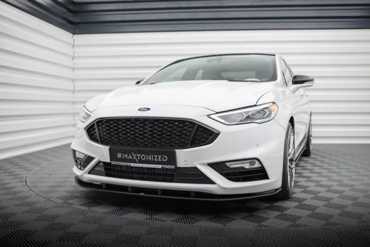 Maxton Design Street Pro Frontlippe für Ford Mondeo Sport Mk5 Facelift / Fusion Sport Mk2 Facelift Schwarz matt – Ansicht 1