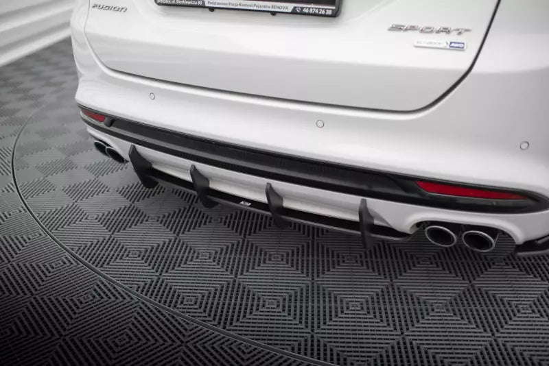 Maxton Design Street Pro Heckdiffusor für Ford Mondeo Sport Mk5 Facelift / Fusion Sport Mk2 Facelift Schwarz – Ansicht 1