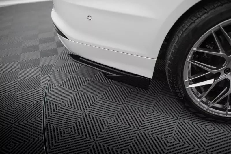 Maxton Design Street Pro Diffusor Flaps für Ford Mondeo Sport Mk5 Facelift / Fusion Sport Mk2 Facelift matt Schwarz mit Hochglanz Flaps – Ansicht 3