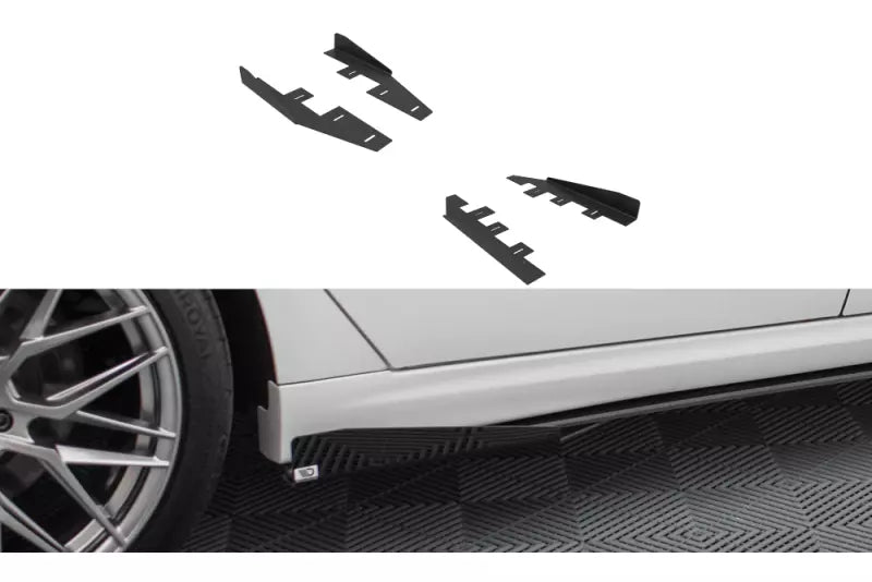 Maxton Design Street Pro Seitenschweller-Flaps für Ford Mondeo Sport Mk5 Facelift / Fusion Sport Mk2 Facelift – Ansicht 1