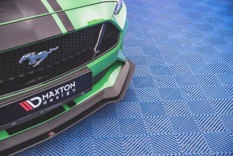 Maxton Design Street Pro Frontlippe für Ford Mustang GT MK6 Facelift Schwarz matt – Ansicht 2