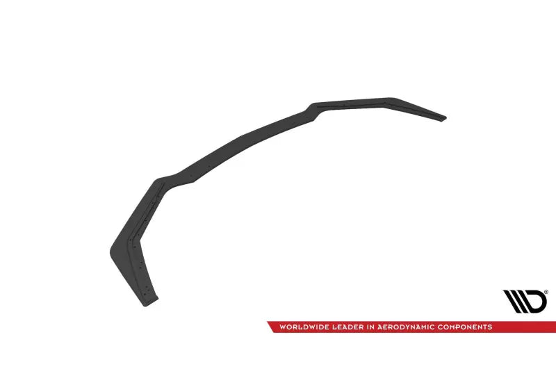 Maxton Design Street Pro Frontlippe für Ford Mustang GT MK6 Facelift Schwarz matt – Ansicht 4