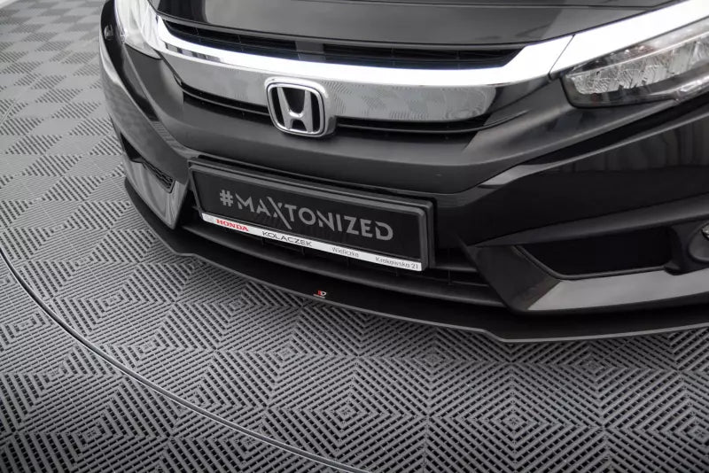 Maxton Design Street Pro Frontlippe für Honda Civic Mk10 Schwarz matt – Ansicht 3