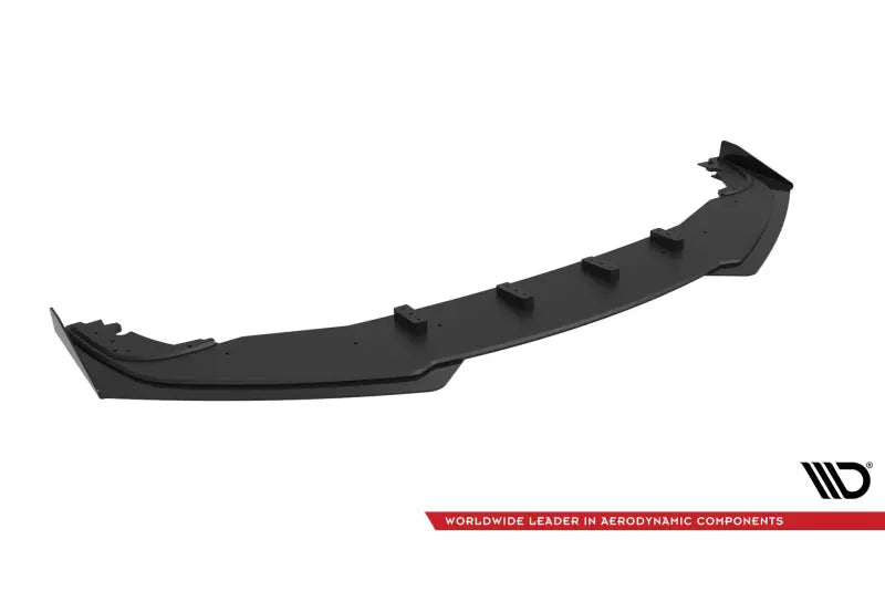 Maxton Design Street Pro Frontlippe für Honda Civic Mk10 Schwarz mit Hochglanz Flaps – Ansicht 4