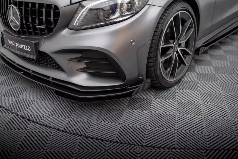Maxton Design Street Pro Frontlippen Flaps für Mercedes-AMG C43 Coupe C205 Facelift – Ansicht 3