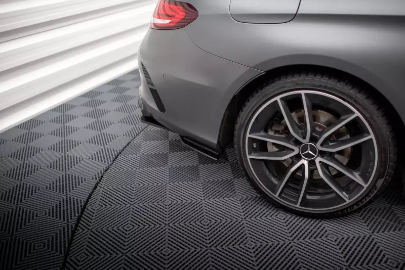 Maxton Design Street Pro Diffusor Flaps für Mercedes-AMG C43 Coupe C205 Facelift Schwarz matt – Ansicht 3