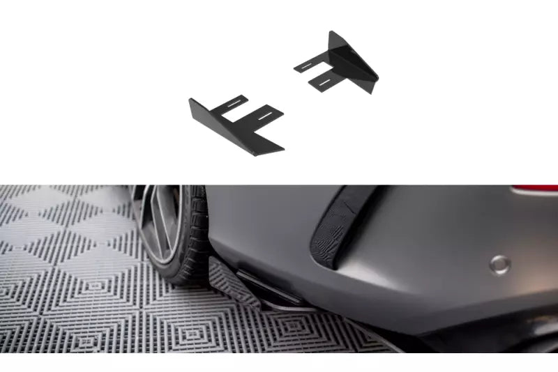Maxton Design Street Pro Heckdiffusor-Flaps für Mercedes-AMG C43 Coupe C205 Facelift – Ansicht 1