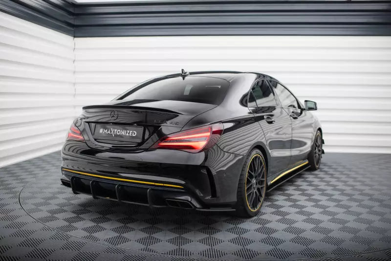 Maxton Design Street Pro Heckdiffusor für Mercedes-AMG CLA 45 C117 Facelift Schwarz – Ansicht 2
