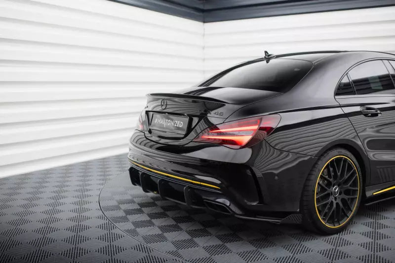 Maxton Design Street Pro Heckdiffusor für Mercedes-AMG CLA 45 C117 Facelift Schwarz – Ansicht 3