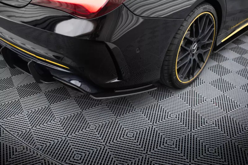 Maxton Design Street Pro Diffusor Flaps für Mercedes-AMG CLA 45 C117 Facelift Schwarz matt – Ansicht 1