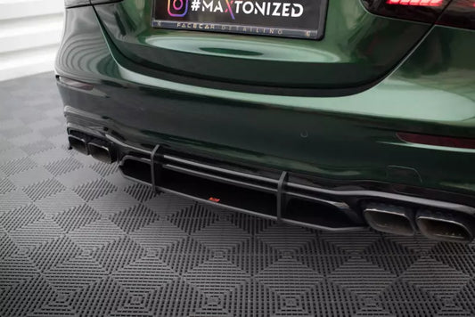 Maxton Design Street Pro Heckdiffusor für Mercedes-AMG E63 W213 Facelift Schwarz – Ansicht 1