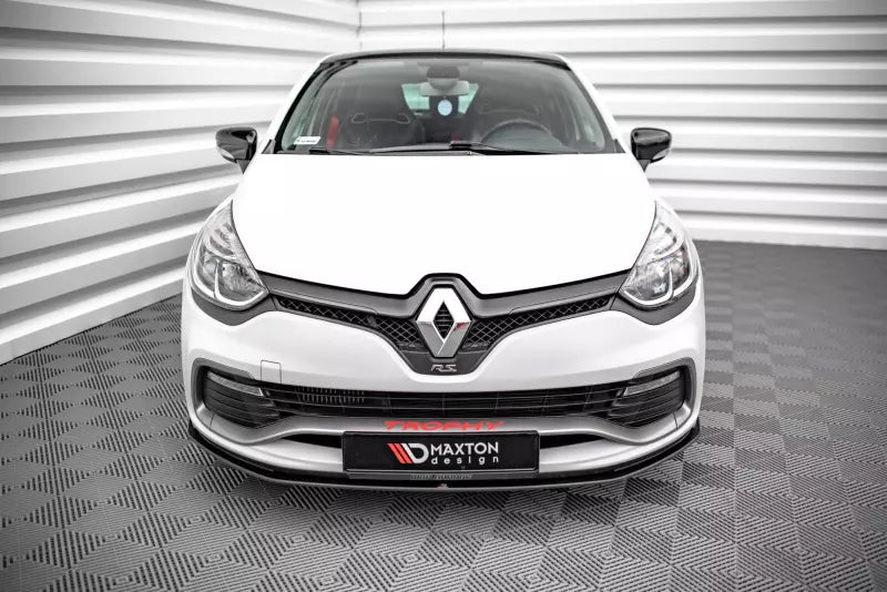 Maxton Design Street Pro Frontlippe für Renault Clio RS Mk4 Schwarz matt – Ansicht 2