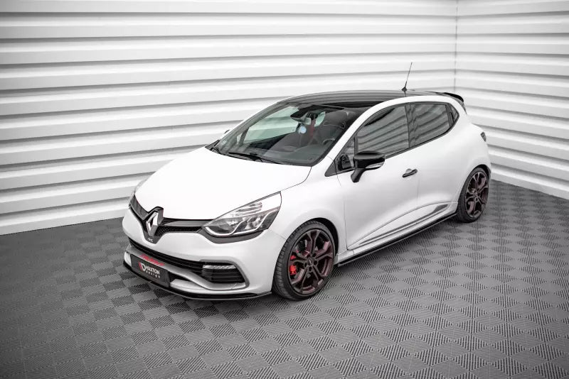Maxton Design Street Pro Seitenschweller (Paar) für Renault Clio RS Mk4 Schwarz matt – Ansicht 3