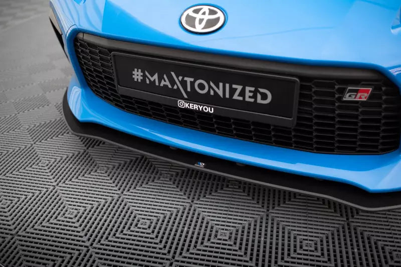 Maxton Design Street Pro Frontlippe für Toyota GR86 Mk1 Schwarz matt – Ansicht 3