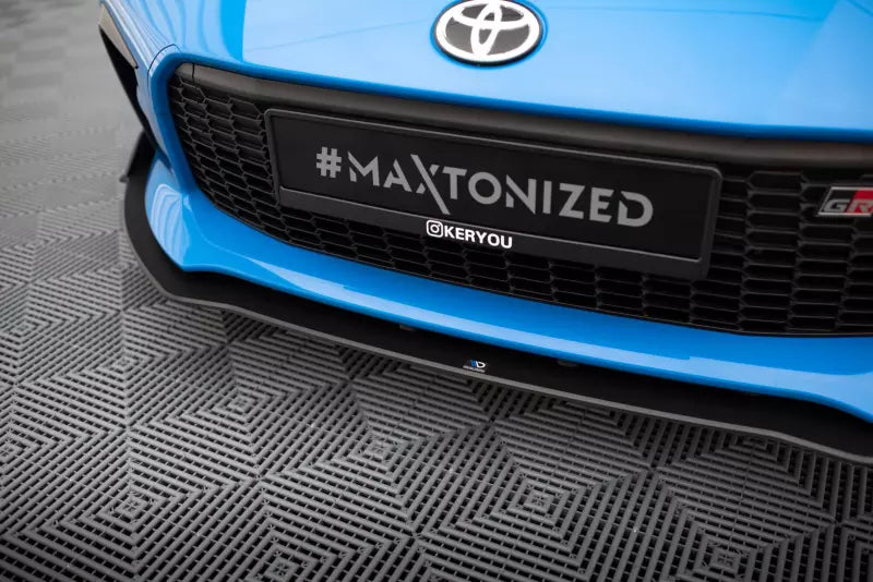Maxton Design Street Pro Frontlippe V.2 für Toyota GR86 Mk1 Schwarz matt – Ansicht 3
