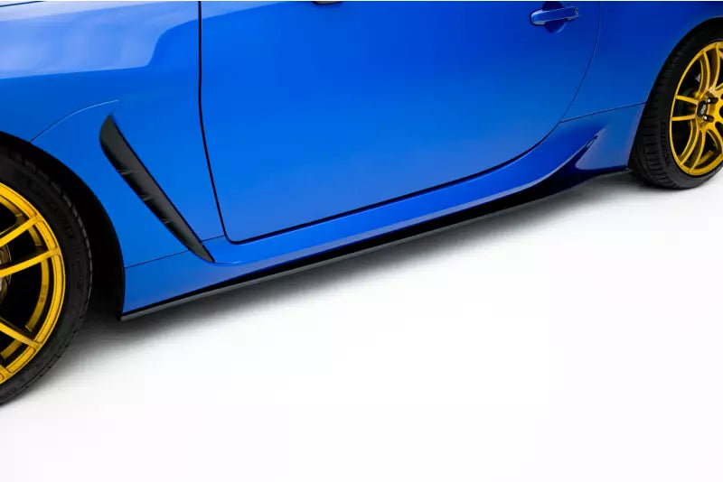 Maxton Design Street Pro Seitenschweller (Paar) für Toyota GR86 Mk1 Schwarz matt – Ansicht 1