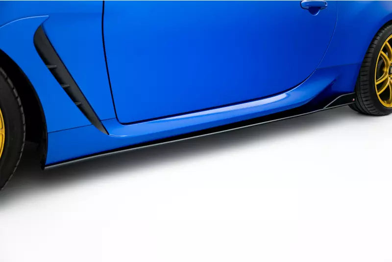 Maxton Design Street Pro Seitenschweller (Paar) V.2 für Toyota GR86 Mk1 Schwarz matt – Ansicht 1