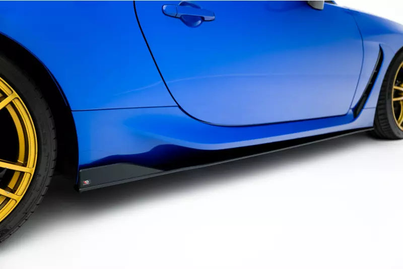 Maxton Design Street Pro Seitenschweller (Paar) V.2 für Toyota GR86 Mk1 Schwarz matt – Ansicht 2