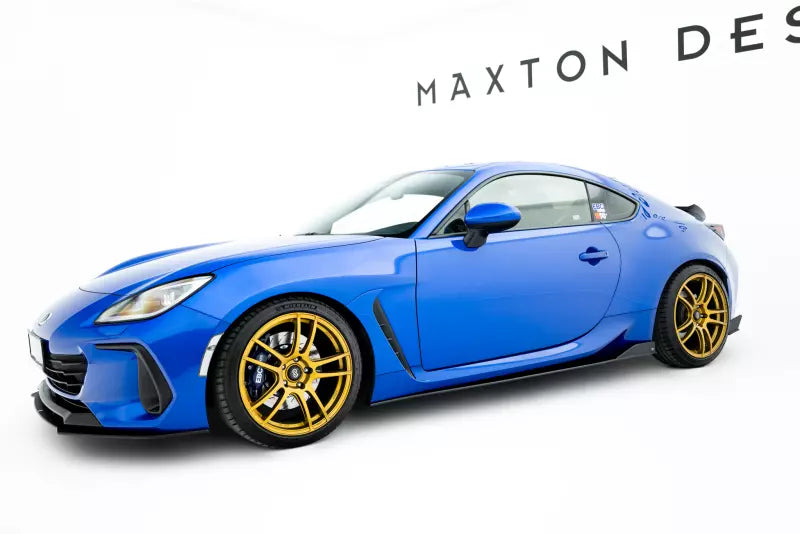 Maxton Design Street Pro Seitenschweller (Paar) V.2 für Toyota GR86 Mk1 Schwarz matt – Ansicht 3