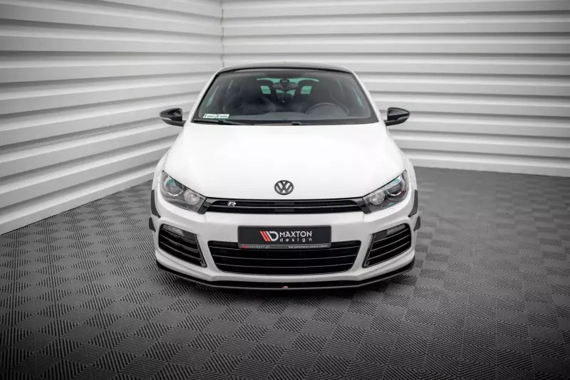 Maxton Design Street Pro Frontlippe V.2 für VW Scirocco R Mk3 Schwarz matt – Ansicht 2