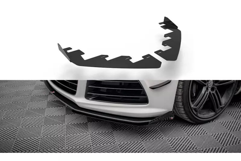 Maxton Design Street Pro Frontlippen Flaps für Volkswagen Scirocco R Mk3 – Ansicht 1
