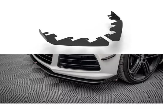 Maxton Design Street Pro Frontlippen Flaps für Volkswagen Scirocco R Mk3 – Ansicht 1