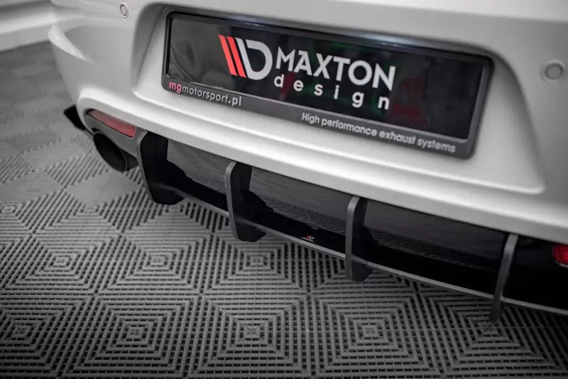 Maxton Design Street Pro Heckdiffusor für Volkswagen Scirocco R Mk3 Schwarz matt – Ansicht 2