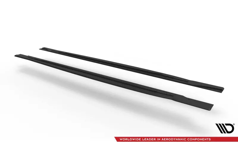 Maxton Design Street Pro Seitenschweller (Paar) V.2 für VW Scirocco R Mk3 Schwarz matt – Ansicht 4
