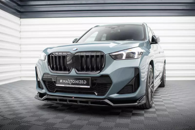 Maxton Design Frontlippe für BMW X1 M-Paket U11 Hochglanz schwarz – Ansicht 1