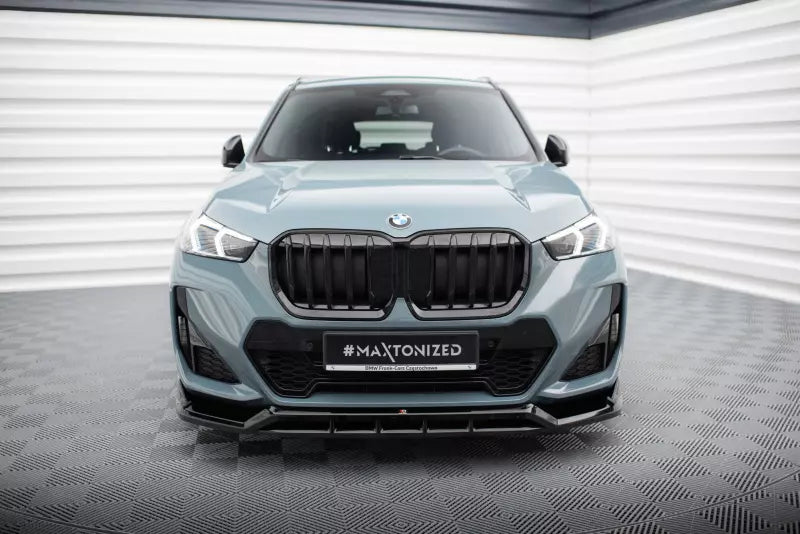 Maxton Design Frontlippe für BMW X1 M-Paket U11 Hochglanz schwarz – Ansicht 2