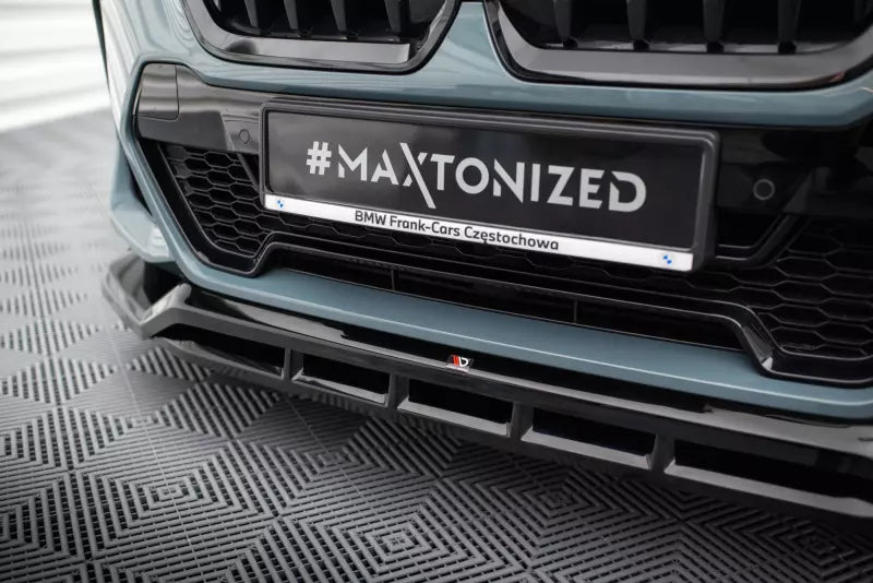 Maxton Design Frontlippe für BMW X1 M-Paket U11 Hochglanz schwarz – Ansicht 3