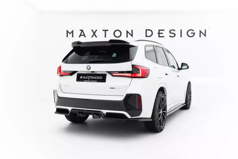 Maxton Design Heckdiffusor DTM Look für BMW X1 M-Paket U11 Hochglanz schwarz – Ansicht 1