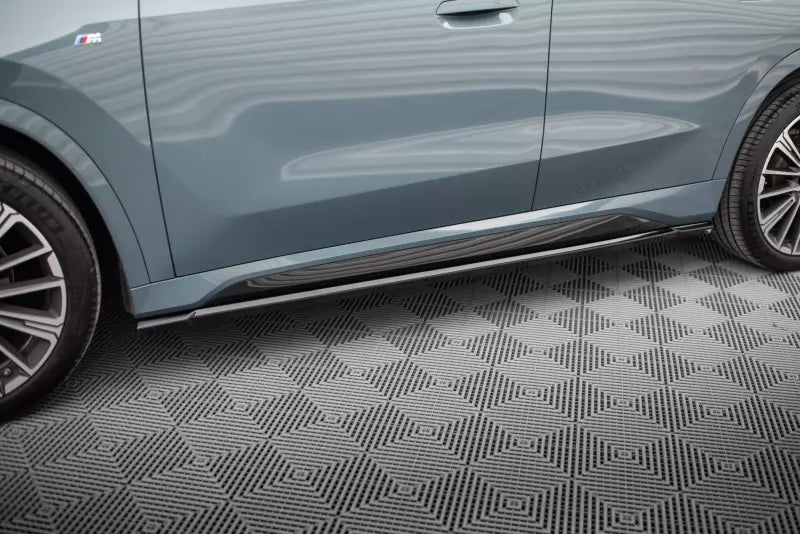 Maxton Design Seitenschweller (Paar) für BMW X1 M-Paket U11 Hochglanz schwarz – Ansicht 1
