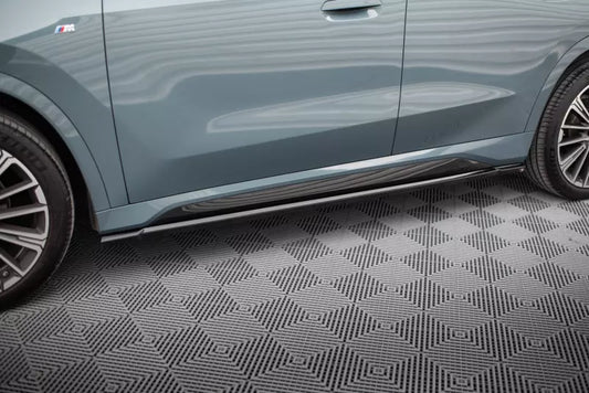 Maxton Design Seitenschweller (Paar) für BMW X1 M-Paket U11 Hochglanz schwarz – Ansicht 1