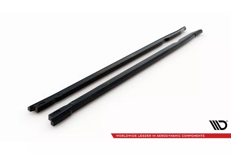 Maxton Design Seitenschweller (Paar) für BMW X1 M-Paket U11 Hochglanz schwarz – Ansicht 4