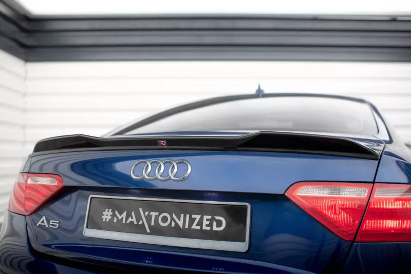 Maxton Design Heckspoiler 3D für Audi A5 / A5 S-Line / S5 Coupe B8 8T Hochglanz schwarz – Ansicht 1