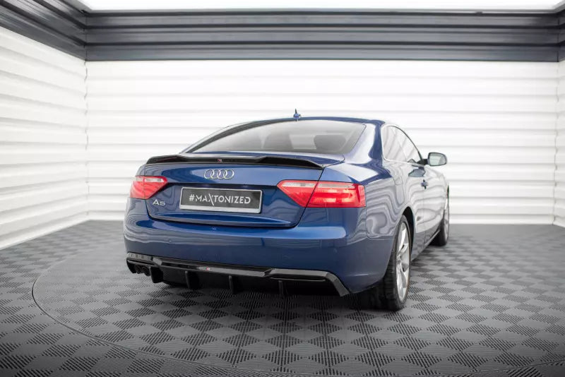 Maxton Design Heckspoiler 3D für Audi A5 / A5 S-Line / S5 Coupe B8 8T Hochglanz schwarz – Ansicht 2