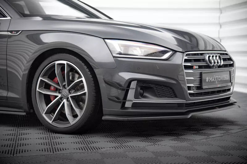 Maxton Design Stoßstangenflügel vorne (Canards) Audi S5 / A5 S-Line Coupe / Sportback B9 F5 – Ansicht 1